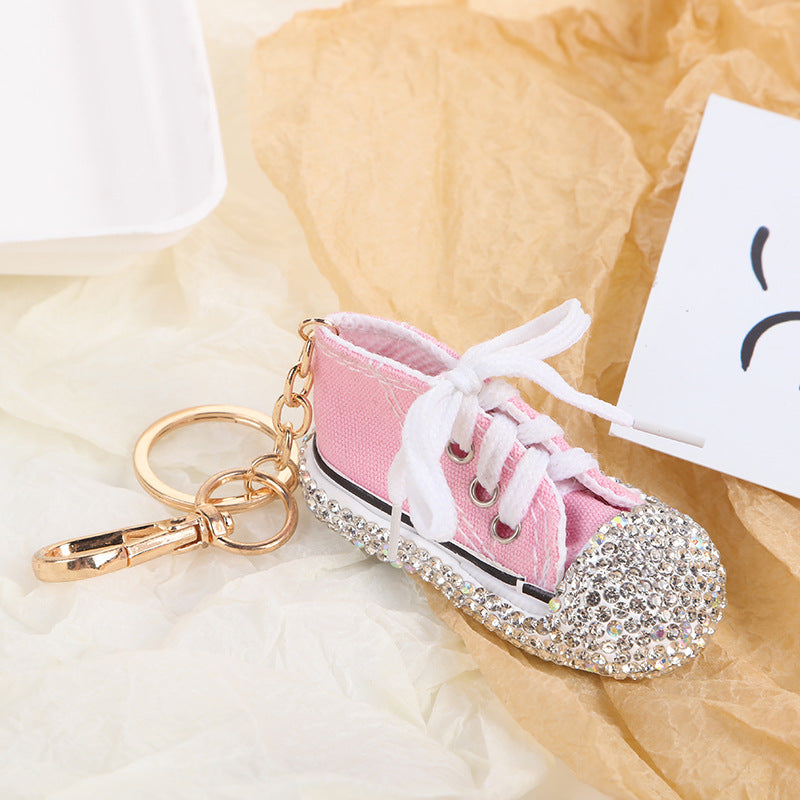 Wholesale Crystal Shoe Pendant Metal Car Key Pendant